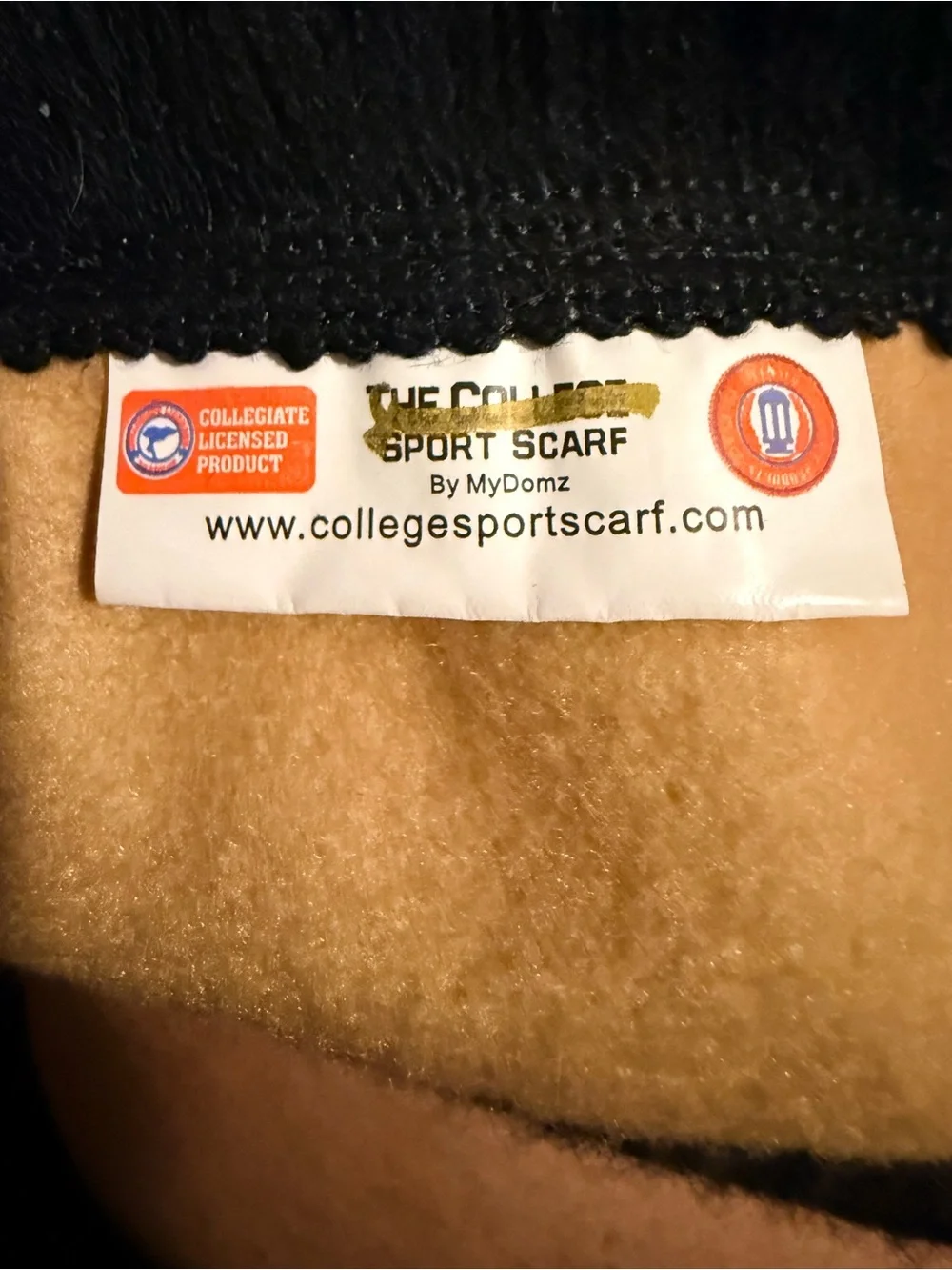 Purdue Boilermakers 58” Scarf Ever Grateful Ever True NCAA Black Gold MyDomz
